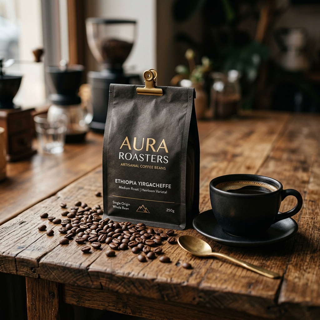Aura Roasters Artisanal Coffee Bag